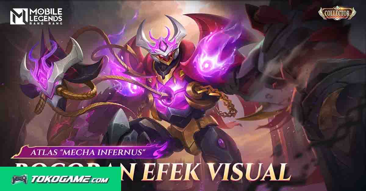 Tampilan dan Cara Mendapatkan Skin Atlas Mecha Infernus ML