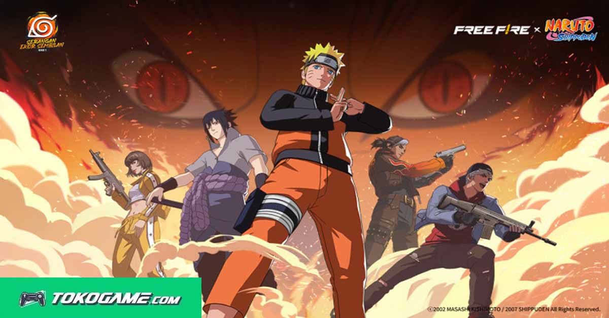 Daftar Items Eksklusif Kolaborasi Free Fire x Naruto