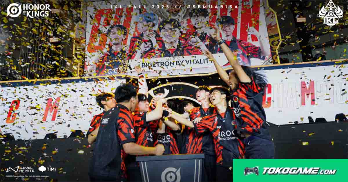 Bigetron by Vitality Juara Turnamen Honor of Kings IKL Fall 2025