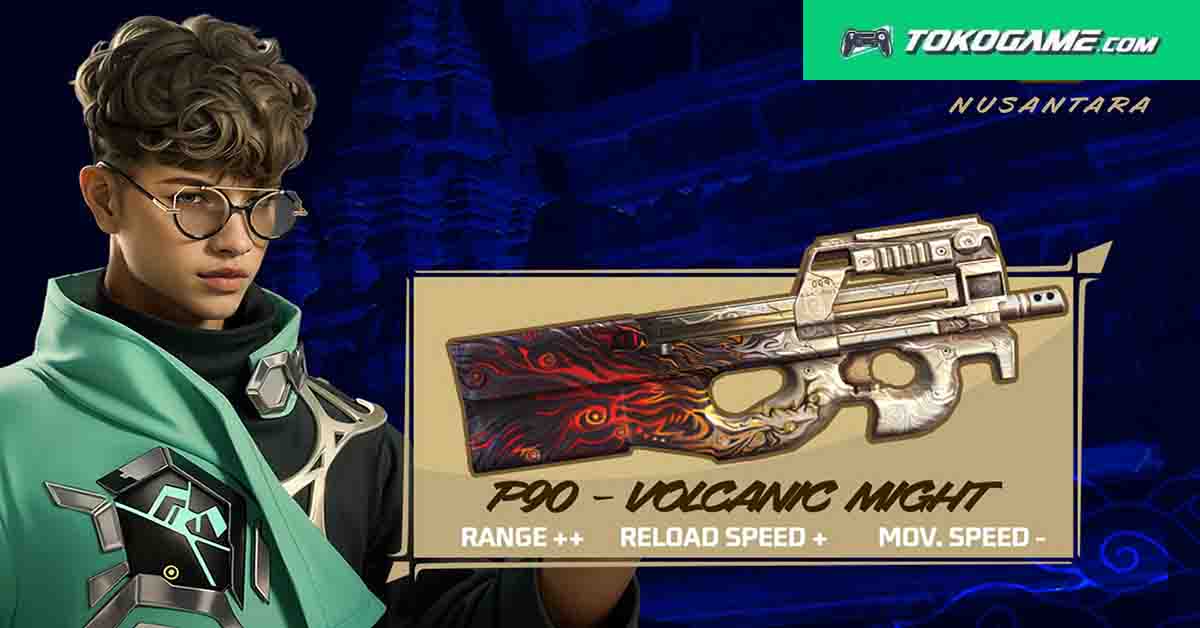 Cara Mendapatkan Skin P90 Volcanic Might Free...