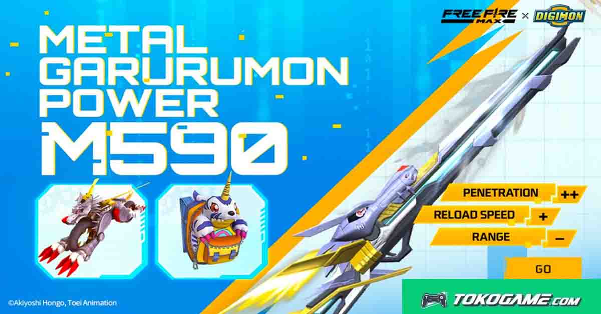 Cara Mendapatkan Skin Metal Garurumon Power M...