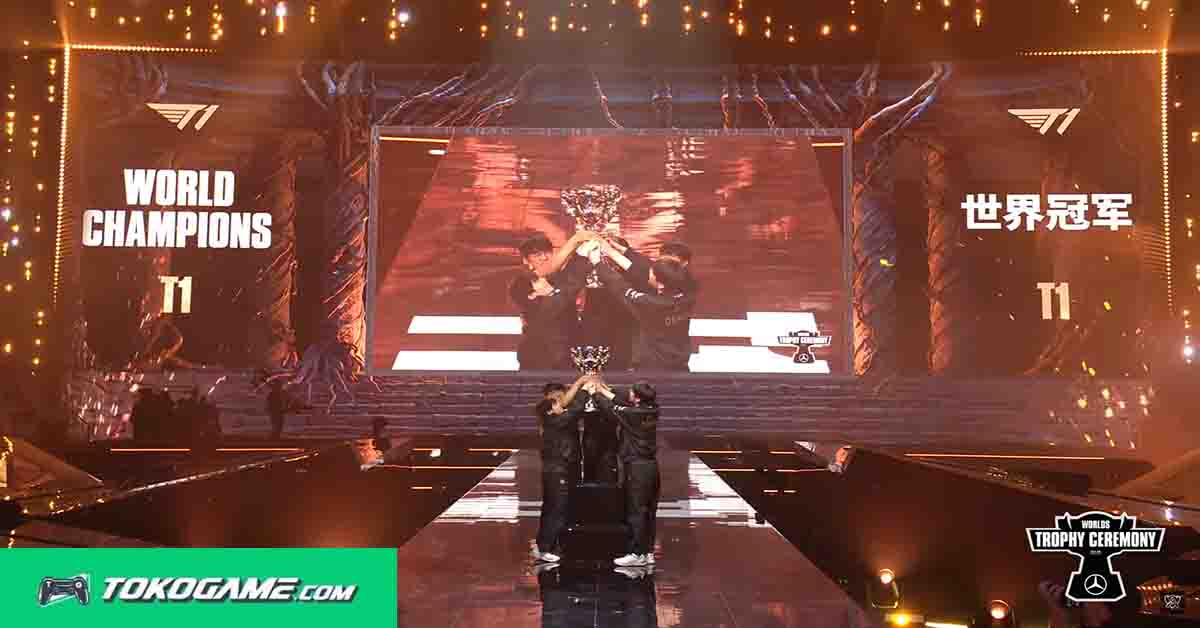 Juara 3x Berturut-turut, T1 Menangi LoL World...