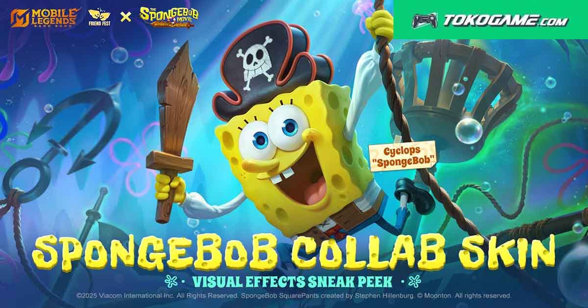 Cara Mendapatkan Skin Cyclops SpongeBob MLBB Gratis
